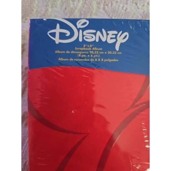 Disney Memories Mickey Mouse Scrapbook Album Red New Sealed 8x8 Pages - Picture 2 of 7